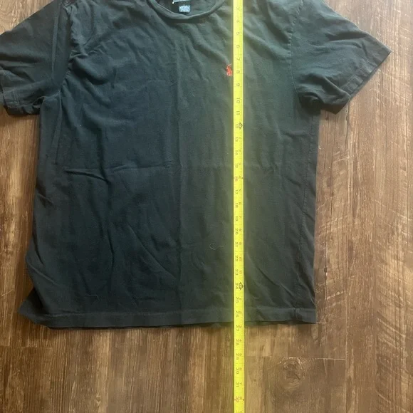 Ralph Lauren Black Tee with Red Emblem - Picture 5 of 9